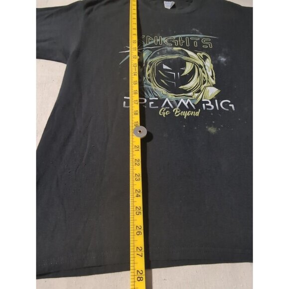 Knights Dream Big Go Beyond Graphic Tee Tshirt Black Size Large Impress Ink - Picture 3 of 8